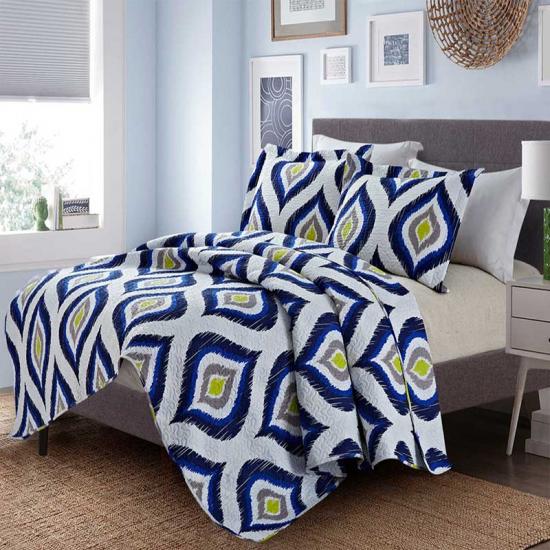Couvre-lits King Size confortables imprimés Sherpa inversés