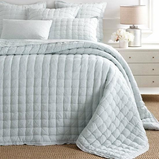 cxmicrotex Luxurious Real Stitching Parure de lit brodée en microfibre prélavée