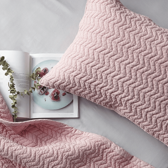 Housses de coussin matelassées lavées en vêtement Soft Shams