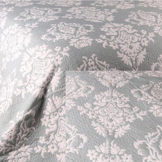 Cxmicrotex Ensemble de couvre-lit matelassé Jacquard King