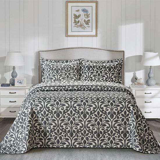 cxmicrotex Jacquard Weave Parure de lit 3 pièces