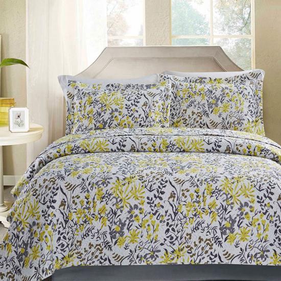 Couette à ultrasons cxmicrotex en impression de feuilles jaunes