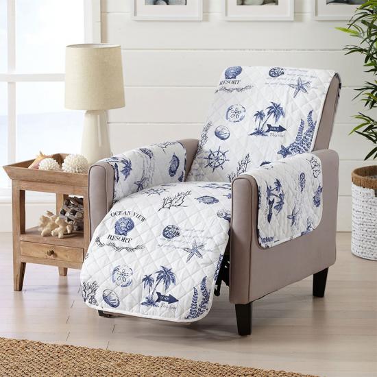 Floral Pinsonic Housse de protection pour meubles Housse de canapé élastique Poches de bras