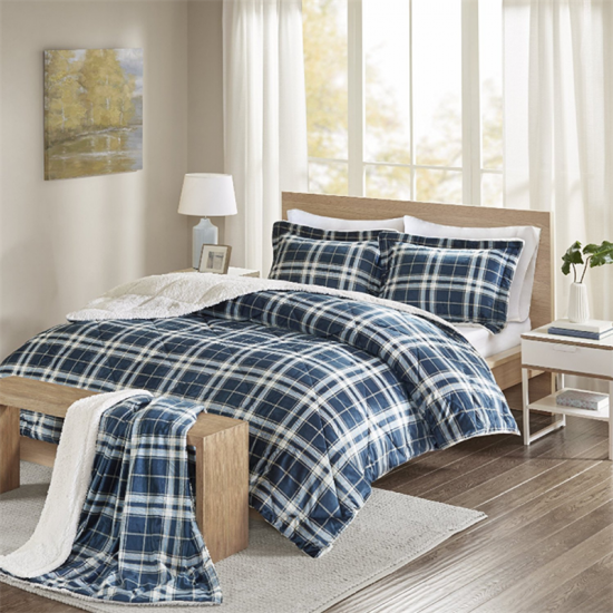 Plaid To Sherpa Parure de lit matelassée Collection hiver