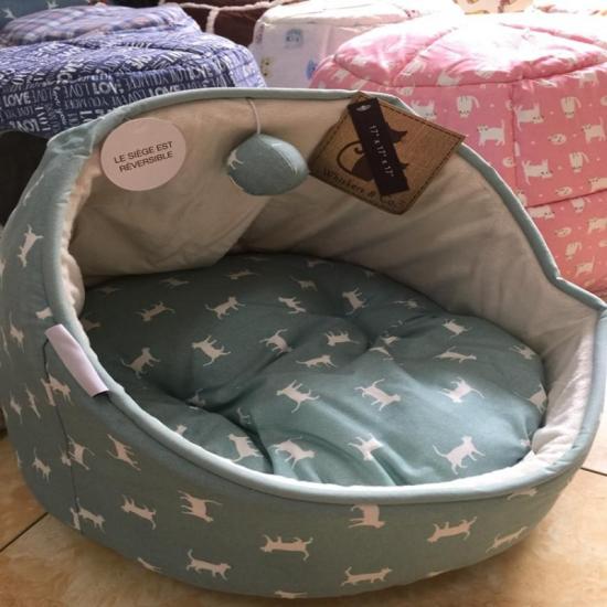 Canapé-lit matelassé pour chien